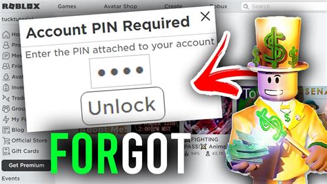 Boost your account. . I forgot my roblox pin